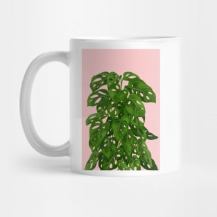 Modern House plant in pink 9, Abstract Plant Art Mug